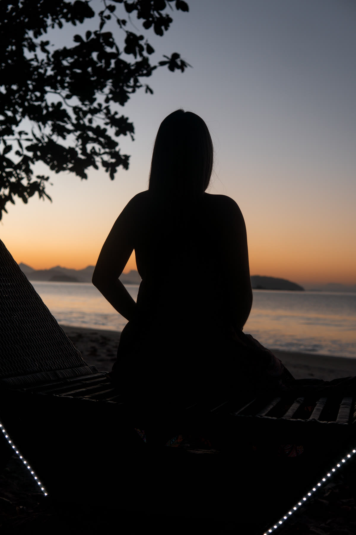 Por do sol na pousada